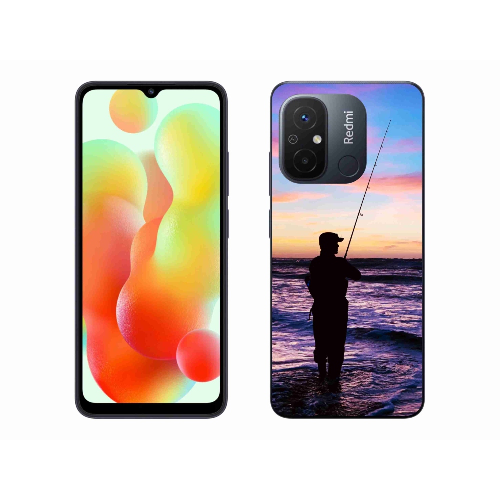 Gelový kryt mmCase na Xiaomi Redmi 12C - rybaření 1