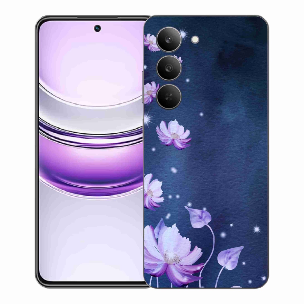 Gelový kryt mmCase na Realme 14x 5G - padající květy