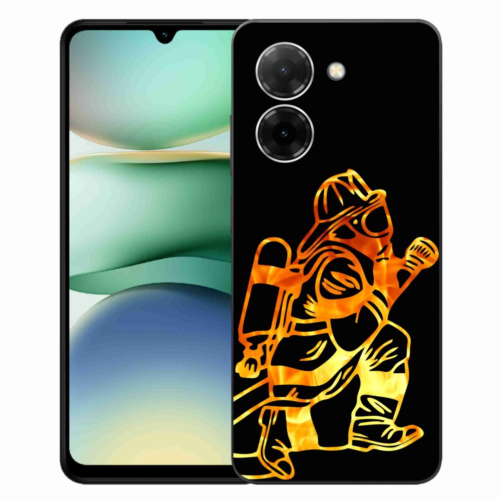Gelový kryt mmCase na Xiaomi Redmi A5 (171.7x77.8x8.3mm) - hasič 1