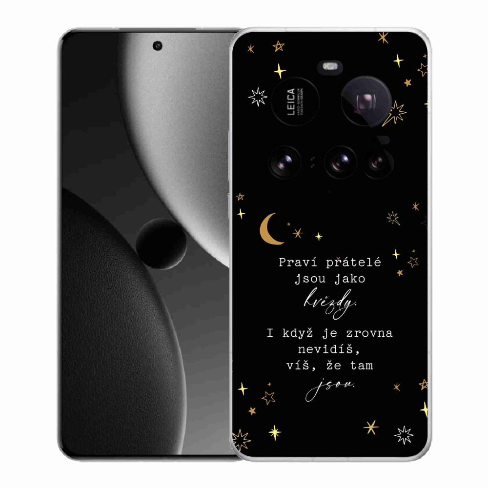 Gelový kryt mmCase na Xiaomi 15 Ultra - citát 6 černé pozadí