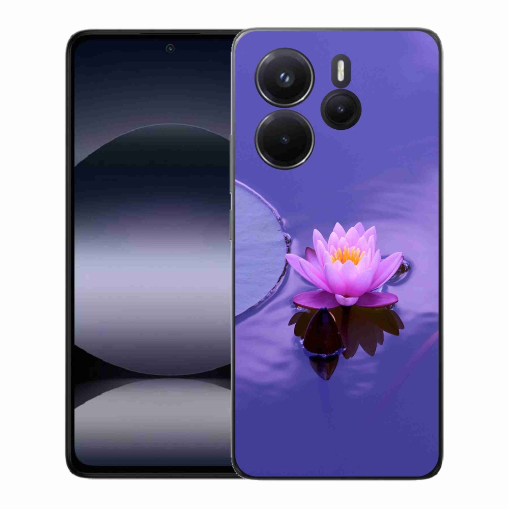 Gelový kryt mmCase na Xiaomi Redmi Note 14 - květ na hladině