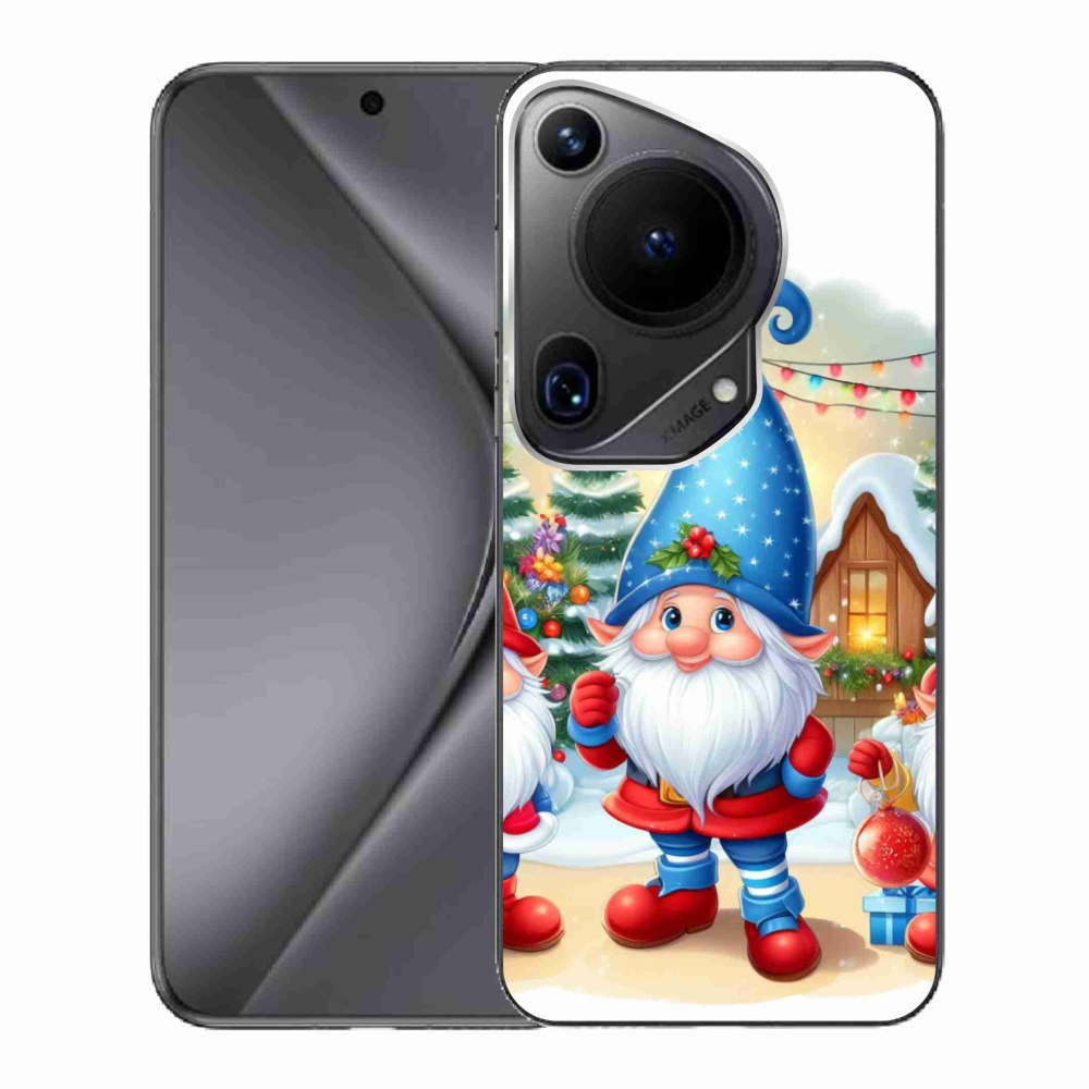 Gelový kryt mmCase na Huawei Pura 70 Ultra - vánoční skřítci