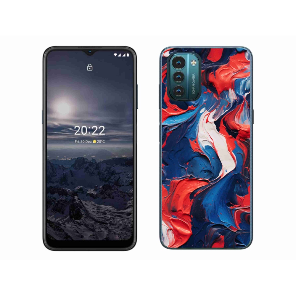 Gelový kryt mmCase na Nokia G11/G21 - abstraktní motiv 7