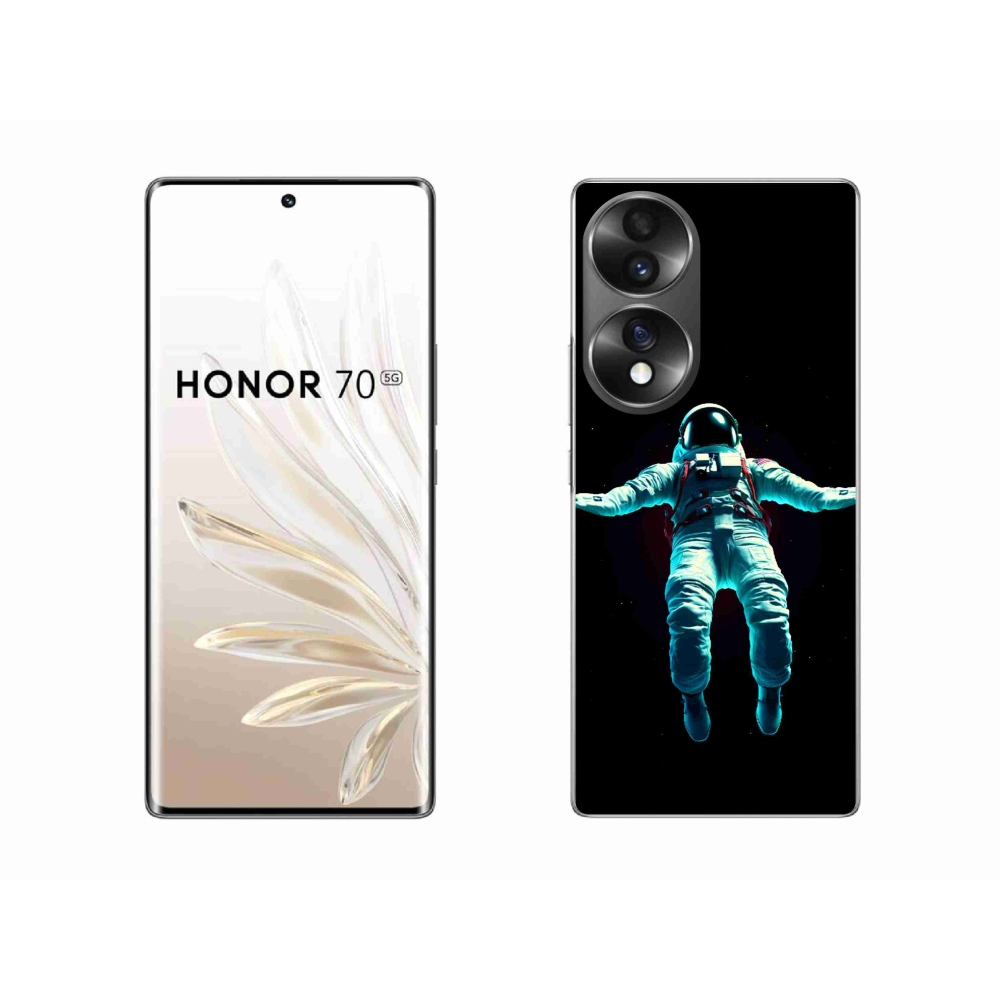 Gelový kryt mmCase na Honor 70 - kosmonaut