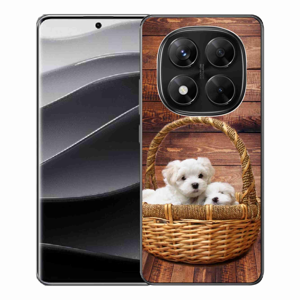 Gelový kryt mmCase na Xiaomi Redmi Note 14 Pro 5G/Poco X7 5G - štěňátka