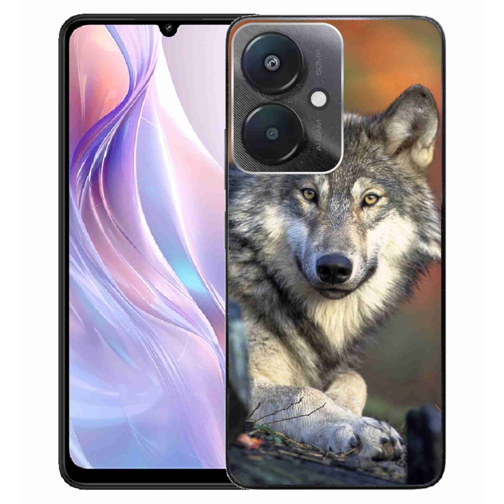 Gelový obal mmCase na Xiaomi Redmi 13C 5G - vlk