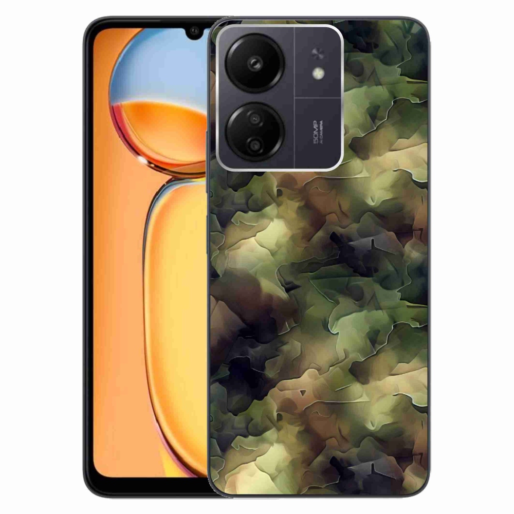 Gelový kryt mmCase na Xiaomi Poco C65/Redmi 13C - maskáčový vzor 10