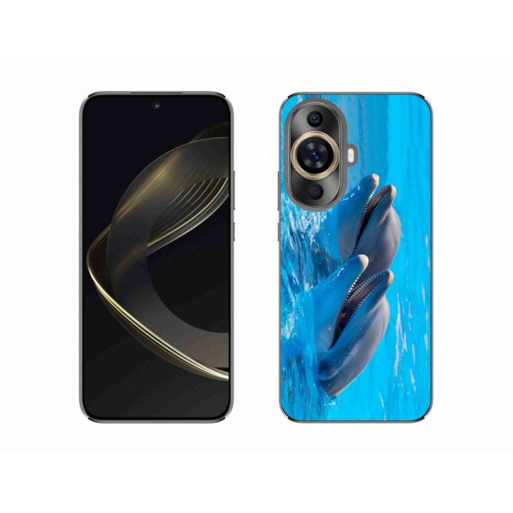 Gelový kryt mmCase na Huawei Nova 11 - delfíni