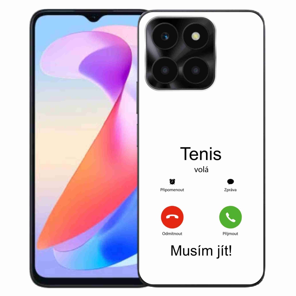 Gelový kryt mmCase na Honor X6a - tenis volá bílé pozadí