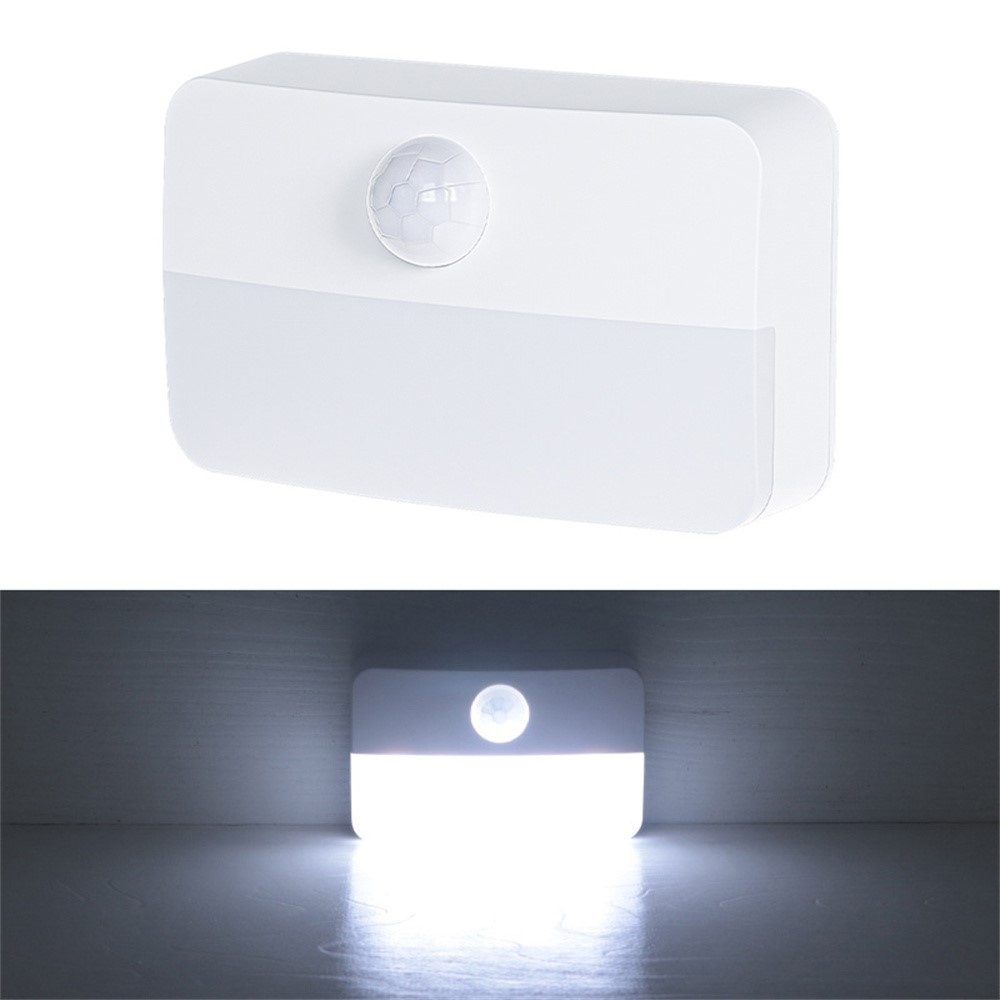 Bateriové LED světlo s pohybovým čidlem do interiéru – studené bílé