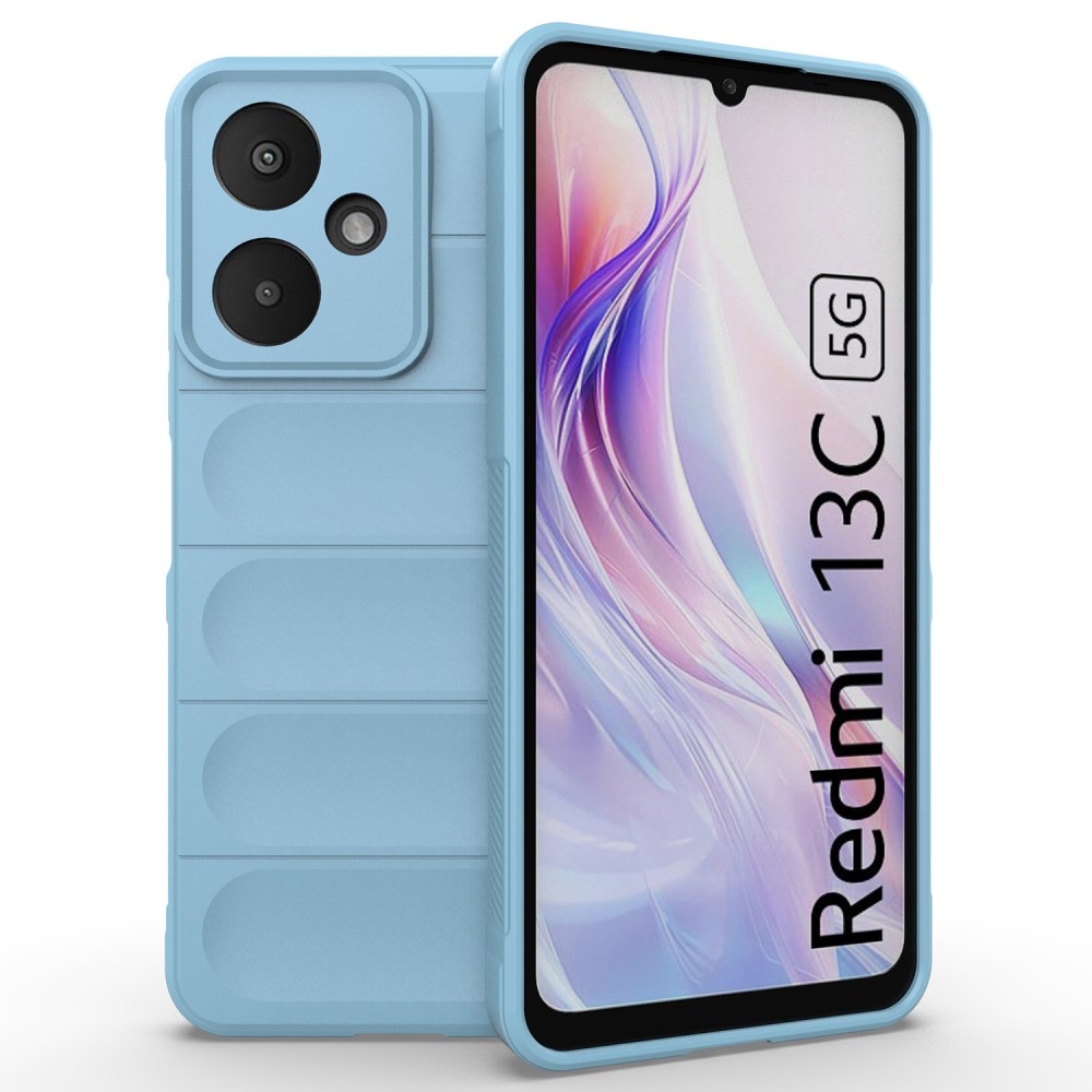 Rugg odolný gelový obal na Xiaomi Redmi 13C 5G - světlemodrý