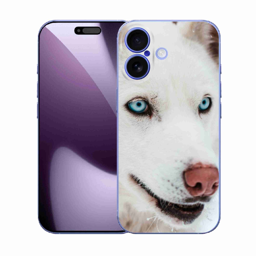 Gelový kryt mmCase na iPhone 17 - psí pohled