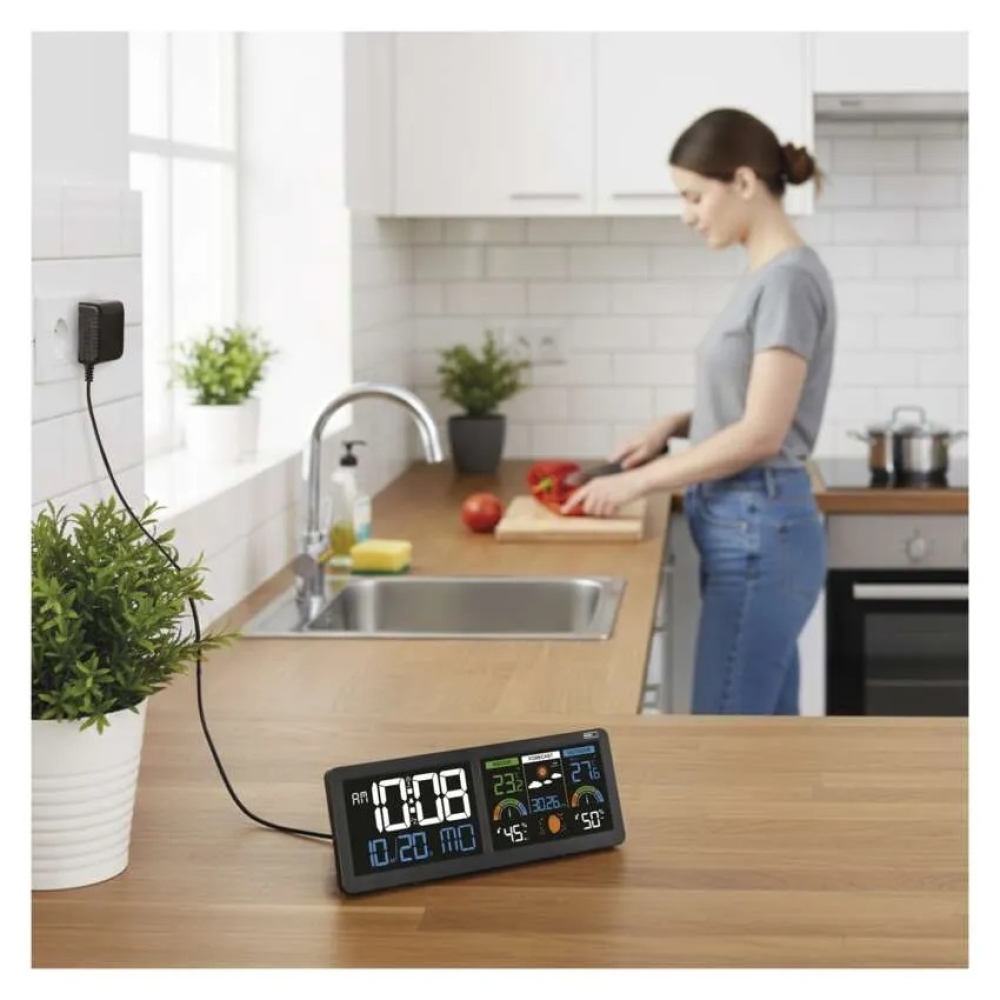 Domácí bezdrátová meteostanice E8625