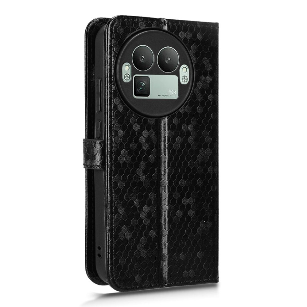 Dot knížkové pouzdro na Realme GT 8 Pro 5G - černé