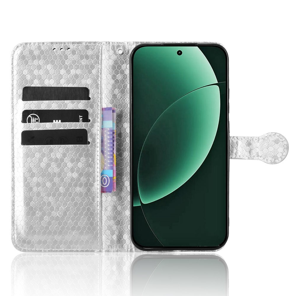 Dot knížkové pouzdro na Realme GT 8 Pro 5G - stříbrné