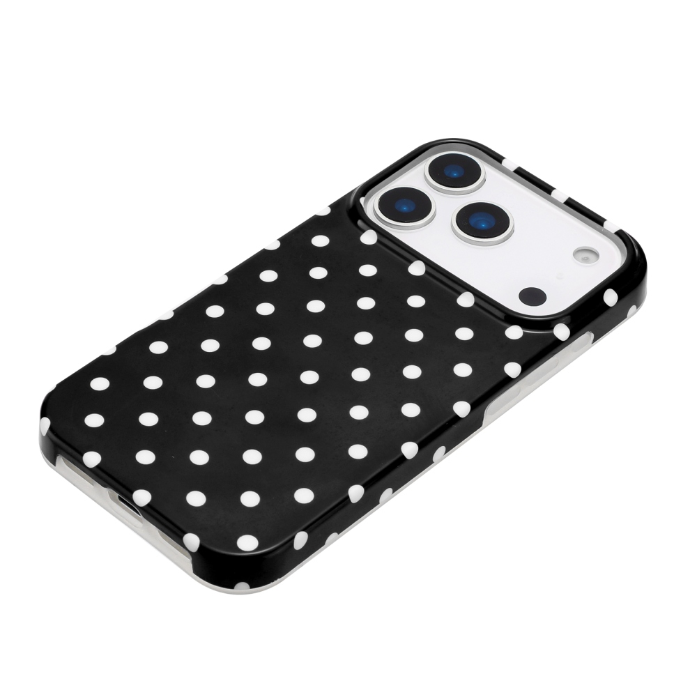 Dots gelový obal na mobil iPhone 18 Pro Max/17 Pro Max - černý