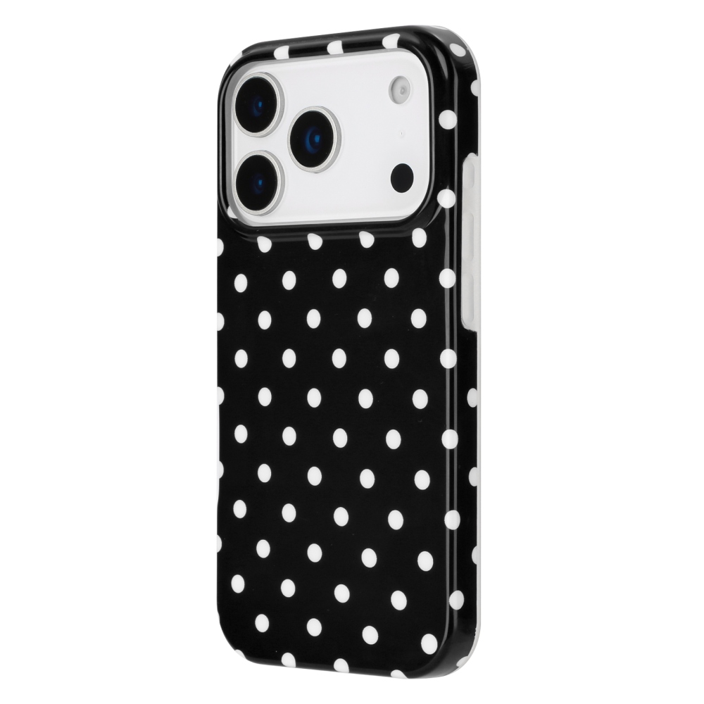 Dots gelový obal na mobil iPhone 18 Pro Max/17 Pro Max - černý