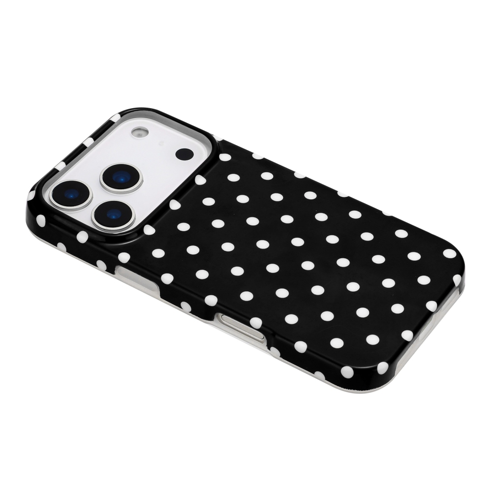 Dots gelový obal na mobil iPhone 18 Pro Max/17 Pro Max - černý