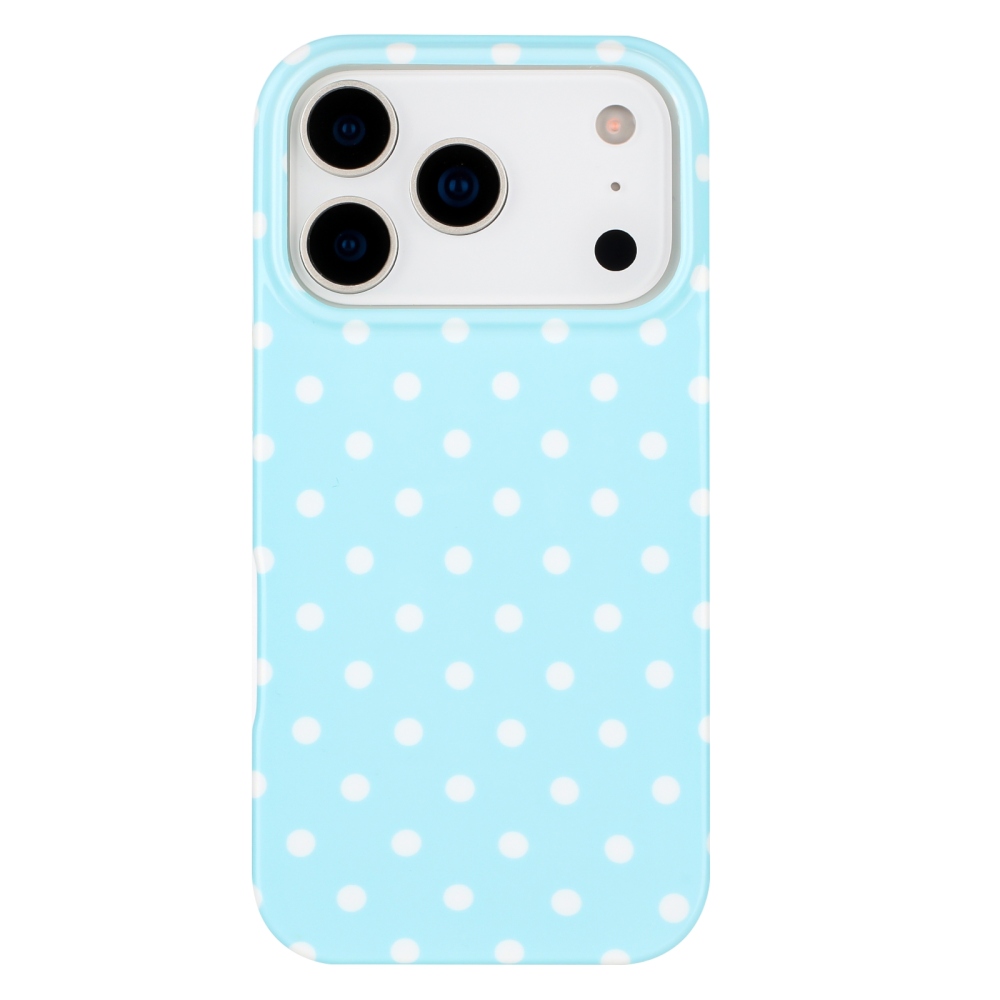 Dots gelový obal na mobil iPhone 18 Pro Max/17 Pro Max - modrý