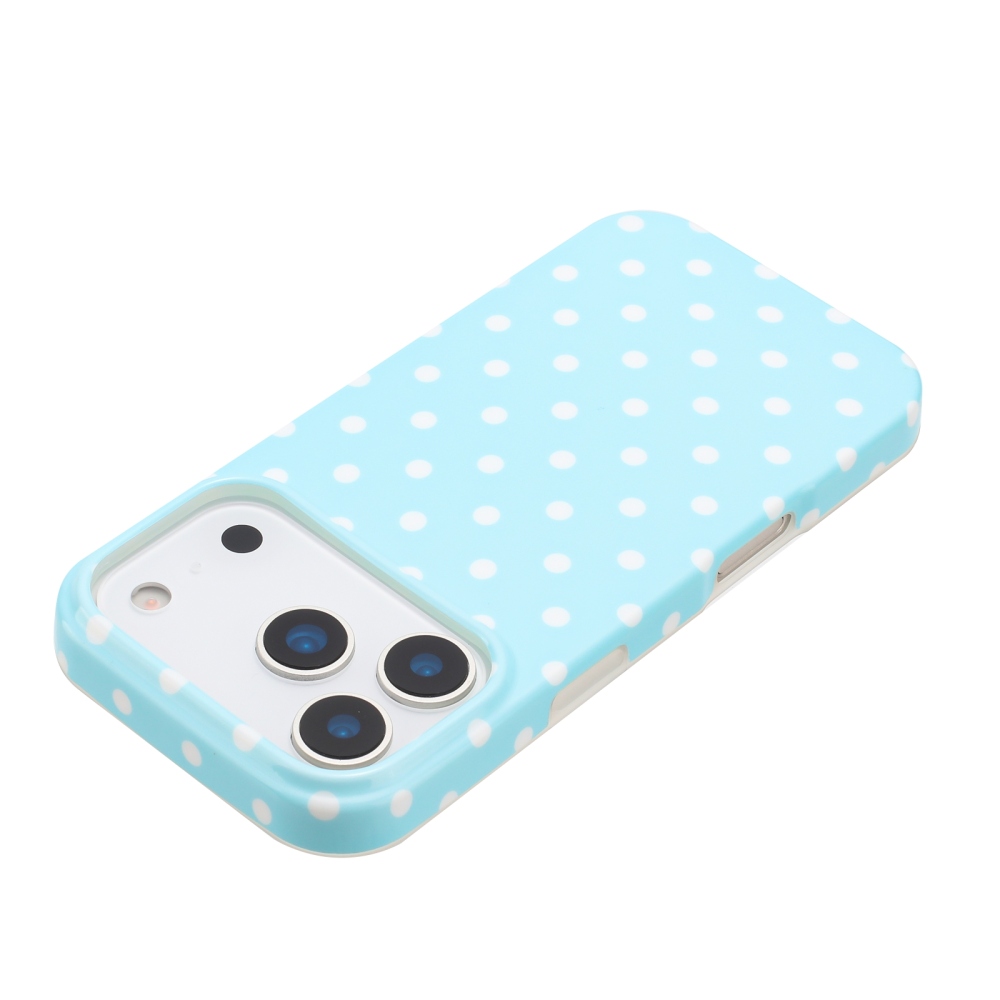 Dots gelový obal na mobil iPhone 18 Pro Max/17 Pro Max - modrý