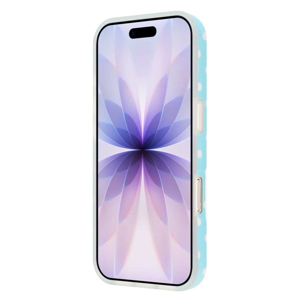 Dots gelový obal na mobil iPhone 18 Pro Max/17 Pro Max - modrý