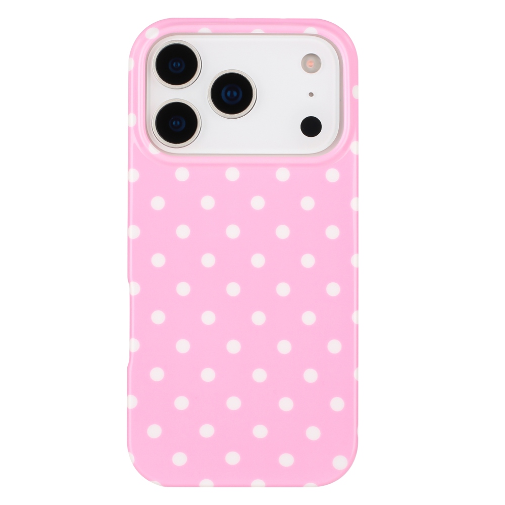 Dots gelový obal na mobil iPhone 18 Pro Max/17 Pro Max - růžový