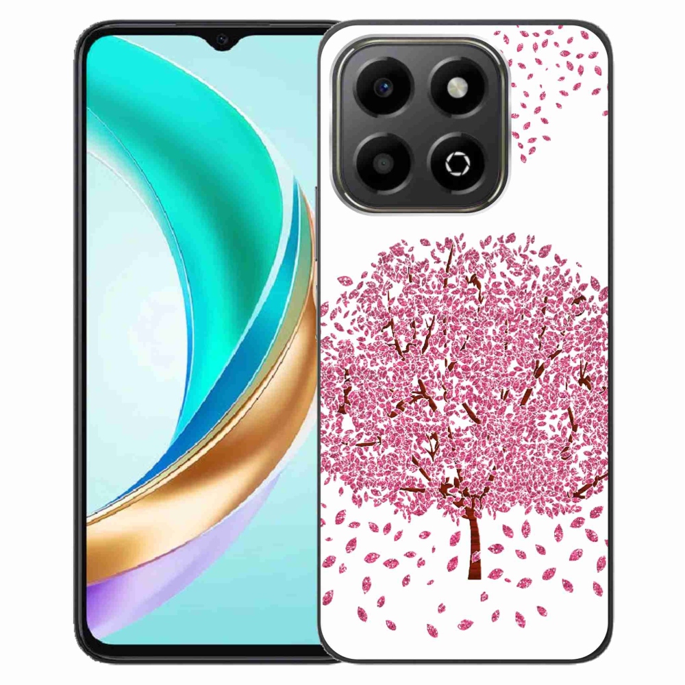 Gelový kryt mmCase na Honor X6b - kreslený strom s listy