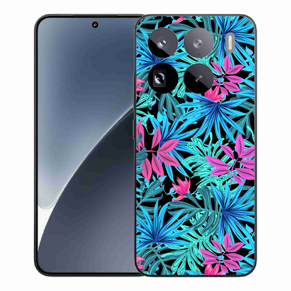Gelový kryt mmCase na Xiaomi 15 Pro - květiny 3