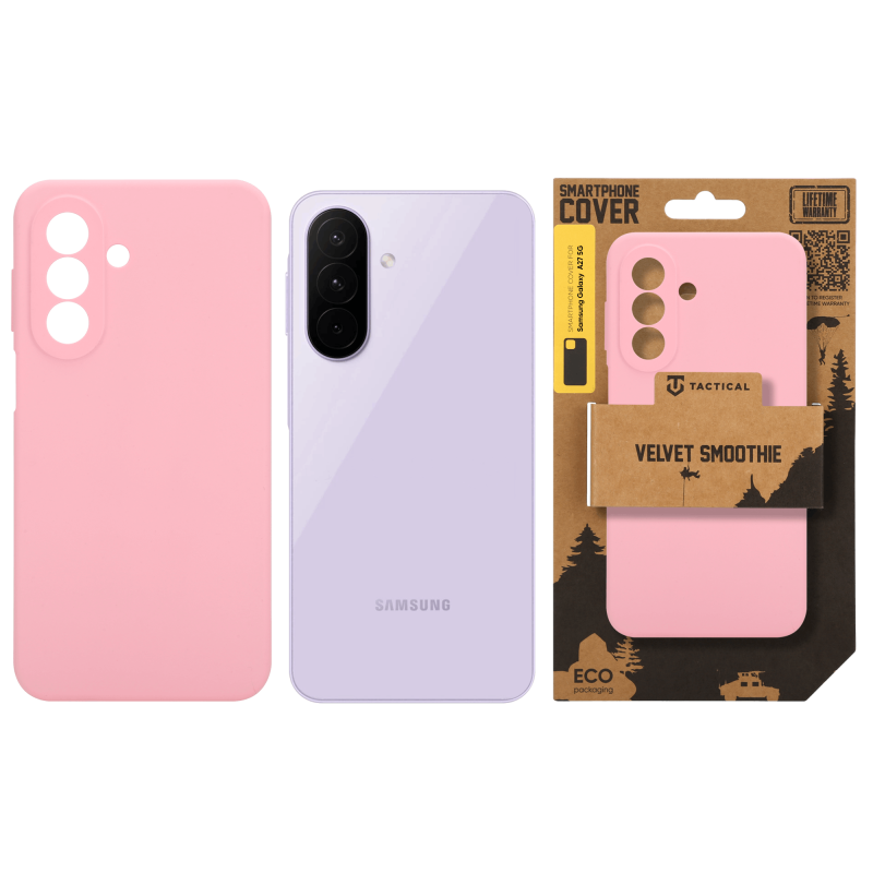 Tactical Velvet Smoothie Kryt pro Samsung Galaxy A27 5G Pink Panther