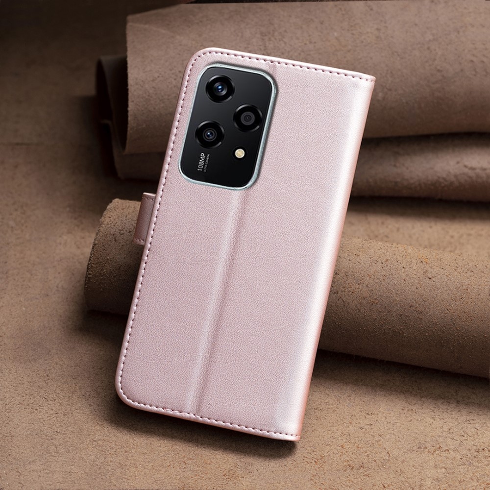 BNF knížkové pouzdro na Honor 200 Lite 5G - růžovozlaté