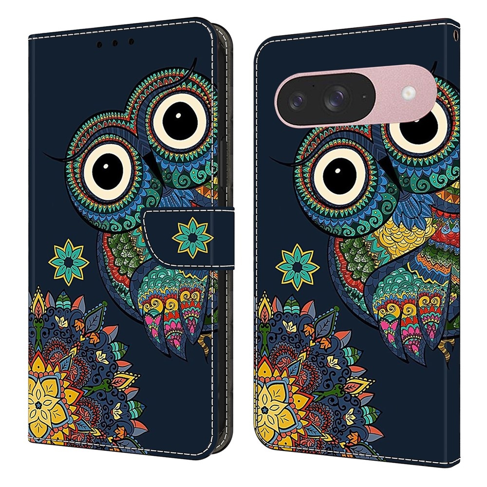 Smooth knížkové pouzdro na Google Pixel 10 Pro/Pixel 10 - sova a mandala
