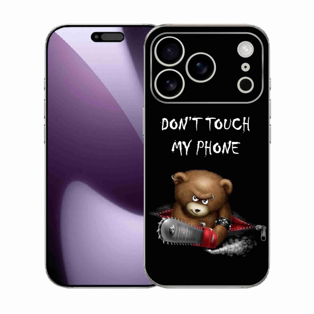 Gelový kryt mmCase na iPhone 17 Pro - nesahej na telefon