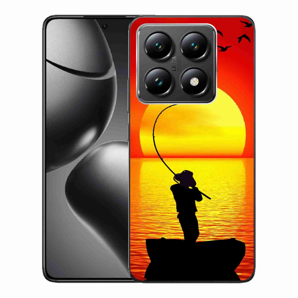 Gelový kryt mmCase na Xiaomi 14T - rybaření