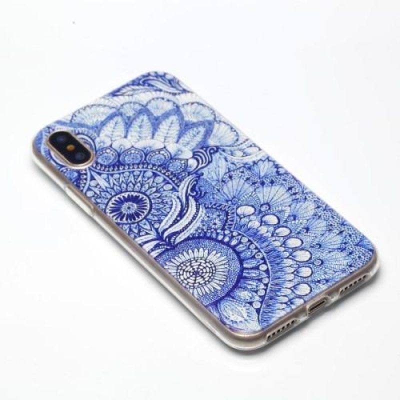 Draw gelový obal na iPhone X - mandala