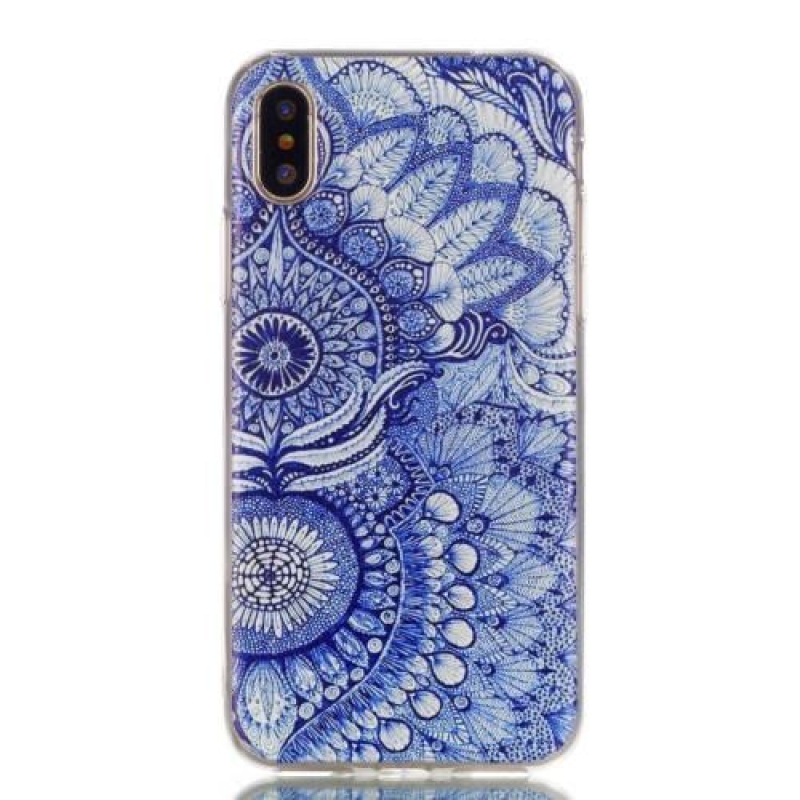 Draw gelový obal na iPhone X - mandala