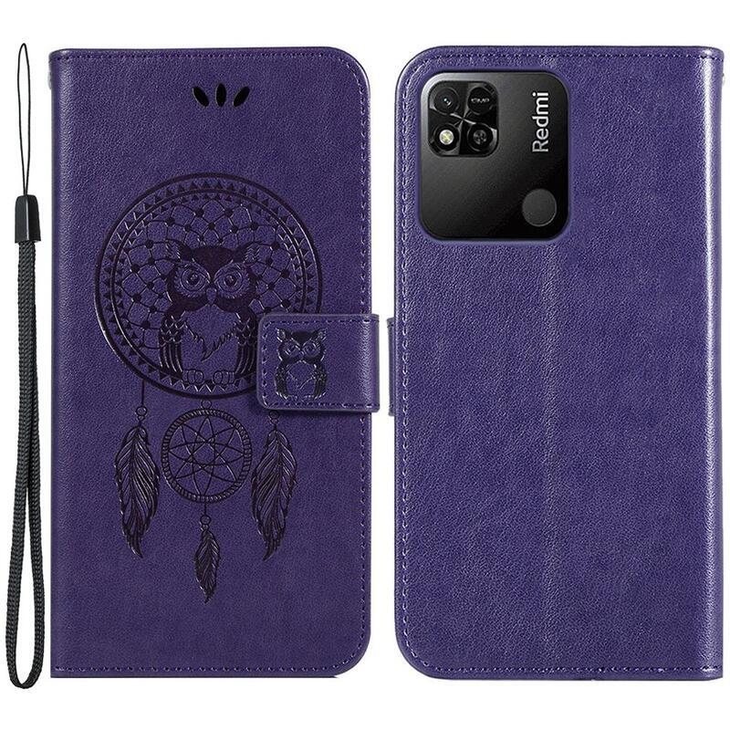 Dream knížkové pouzdro na Xiaomi Redmi 10A - fialové