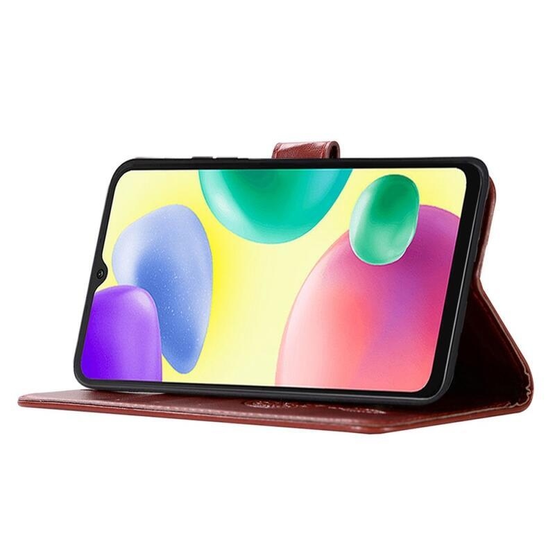 Dream knížkové pouzdro na Xiaomi Redmi 10A - hnědé