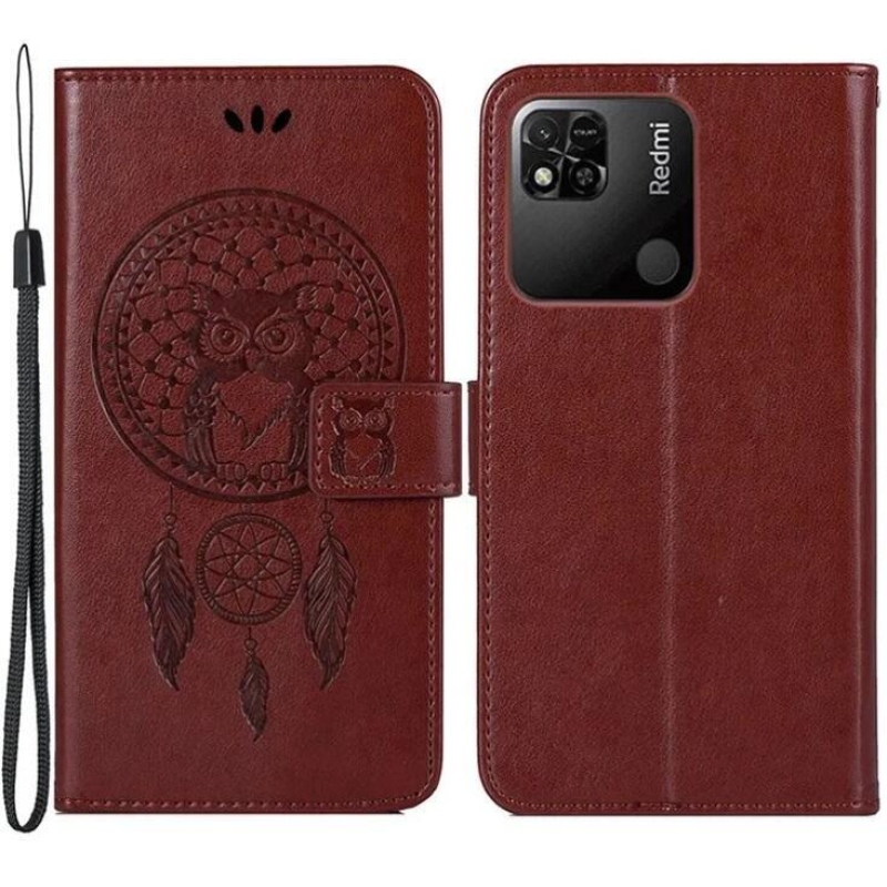 Dream knížkové pouzdro na Xiaomi Redmi 10A - hnědé