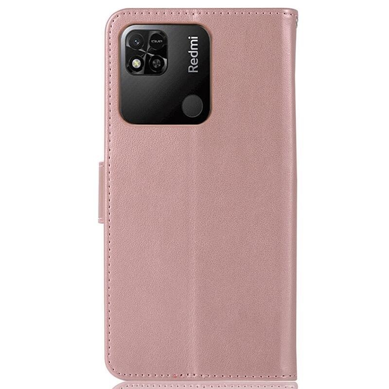 Dream knížkové pouzdro na Xiaomi Redmi 10A - růžovozlaté