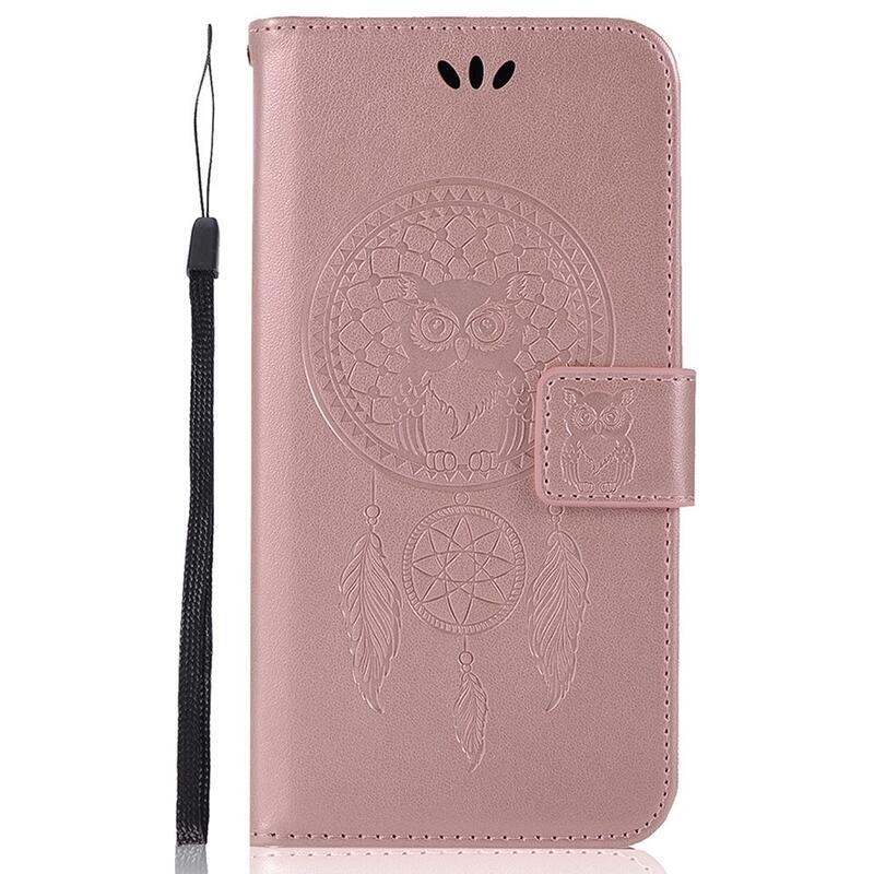 Dream knížkové pouzdro na Xiaomi Redmi 10A - růžovozlaté