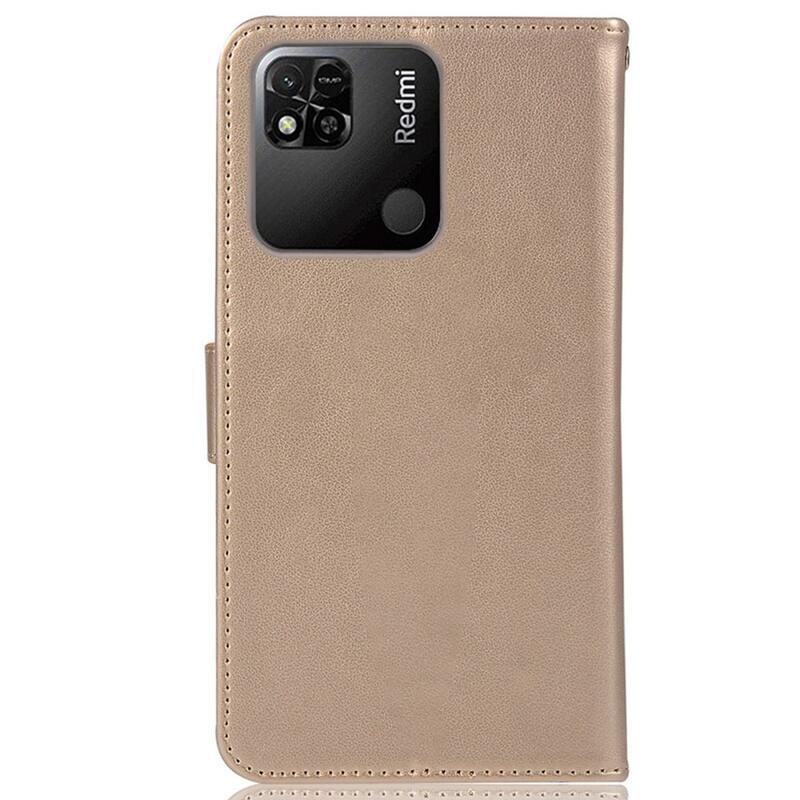 Dream knížkové pouzdro na Xiaomi Redmi 10A - zlaté