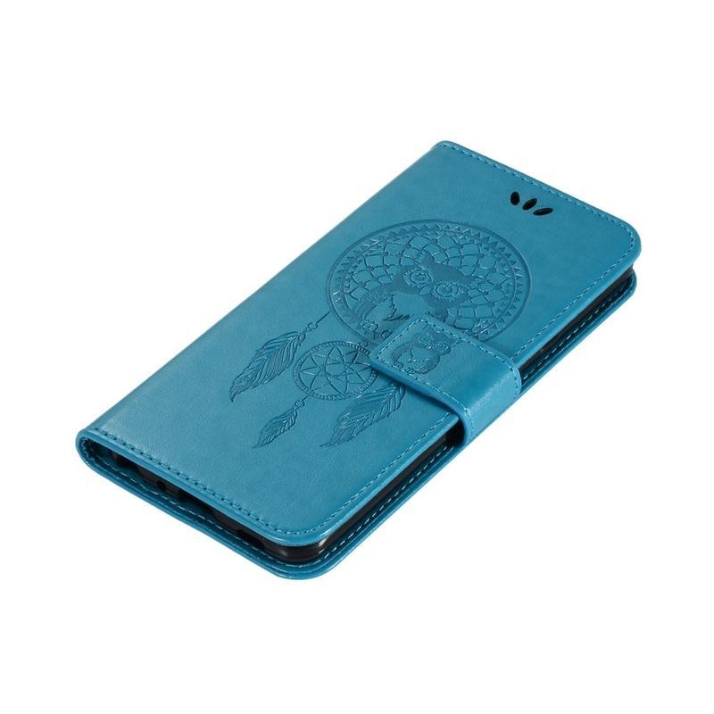Dream PU kožené peněženkové pouzdro na mobil Samsung Galaxy S20 Ultra - modré