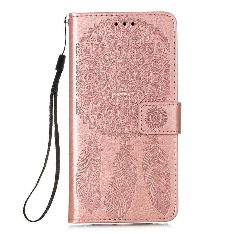 Dream PU kožené peněženkové pouzdro na mobil Xiaomi Mi 11 - růžovozlaté