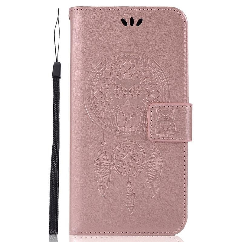 Dream PU kožené peněženkové pouzdro na mobil Xiaomi Poco M4 Pro 4G - růžovozlaté