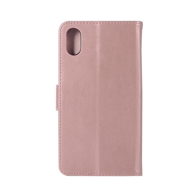 Dream PU kožené peněženkové pouzdro na mobil Xiaomi Redmi 7A - růžovozlaté