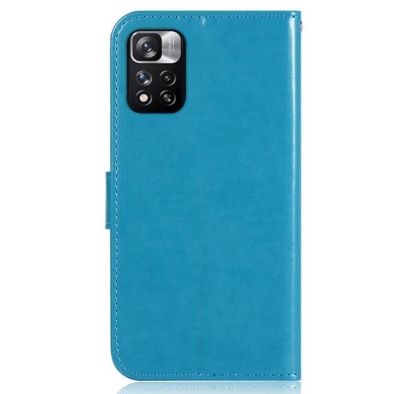 Dream PU kožené peněženkové pouzdro na mobil Xiaomi Redmi Note 11 Pro+ 5G - modré