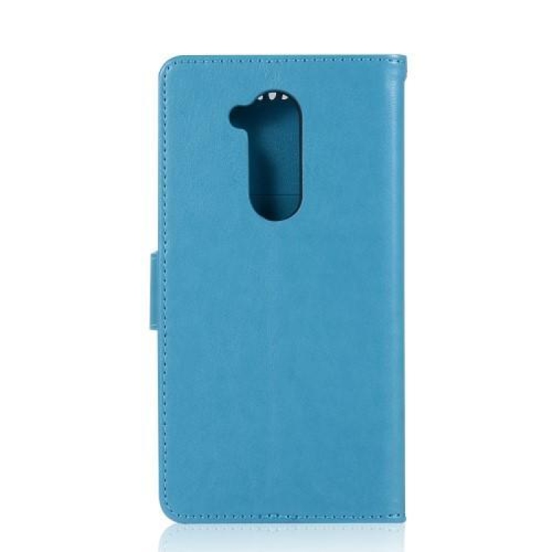 Dream PU kožené peněženkové pouzdro na Nokia 8.1 - modré