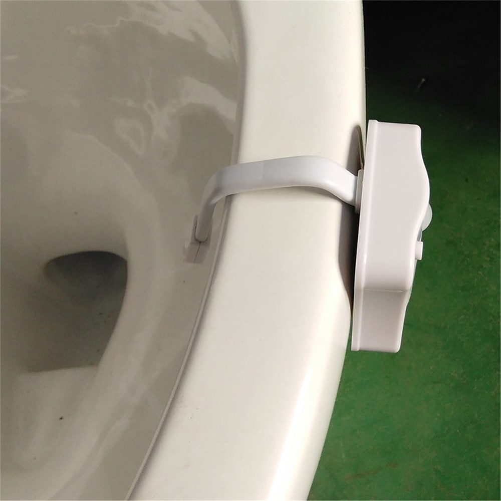 Inteligentní barevné podsvícení toalety s pohybovým čidlem a 8 odstíny světla