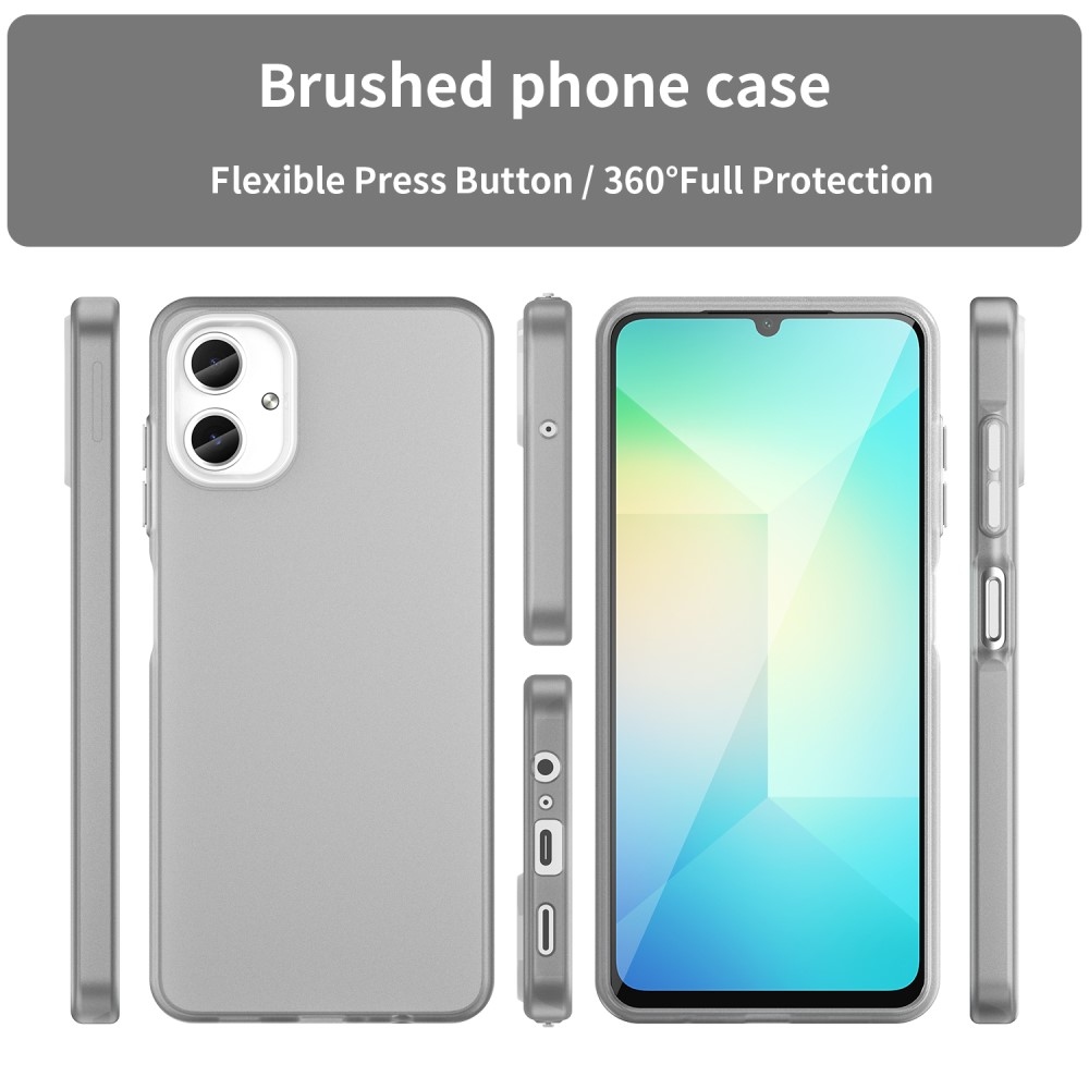 Candys matný gelový obal na Samsung Galaxy A06 4G - bílý