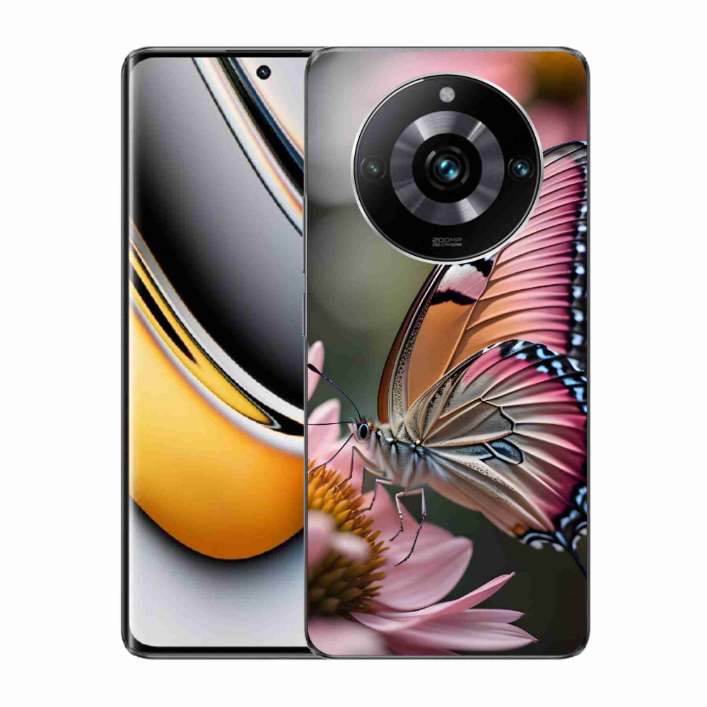 Gelový kryt mmCase na Realme 11 Pro/11 Pro+ - barevný motýl